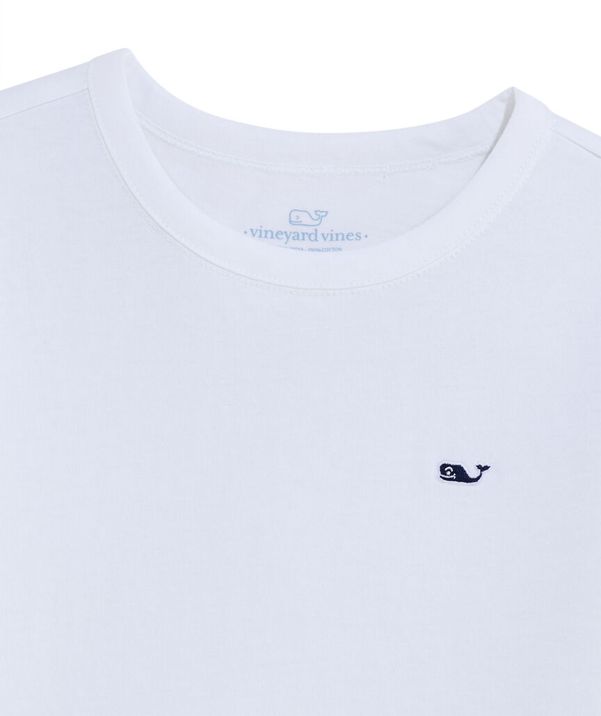 OUTLET Girls' Whale Embroidered Tee