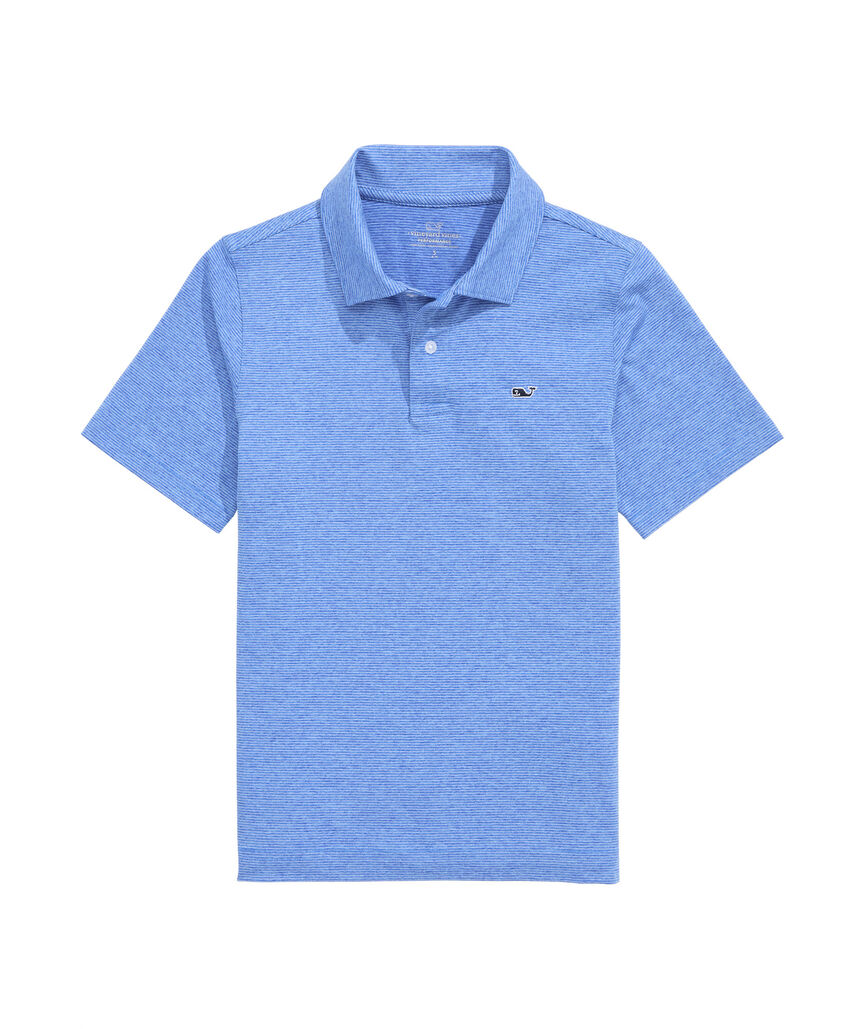 OUTLET Boys' St Jean Stripe Performance Polo
