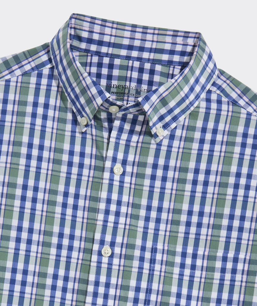 Performance Cotton Audubon Plaid Shirt