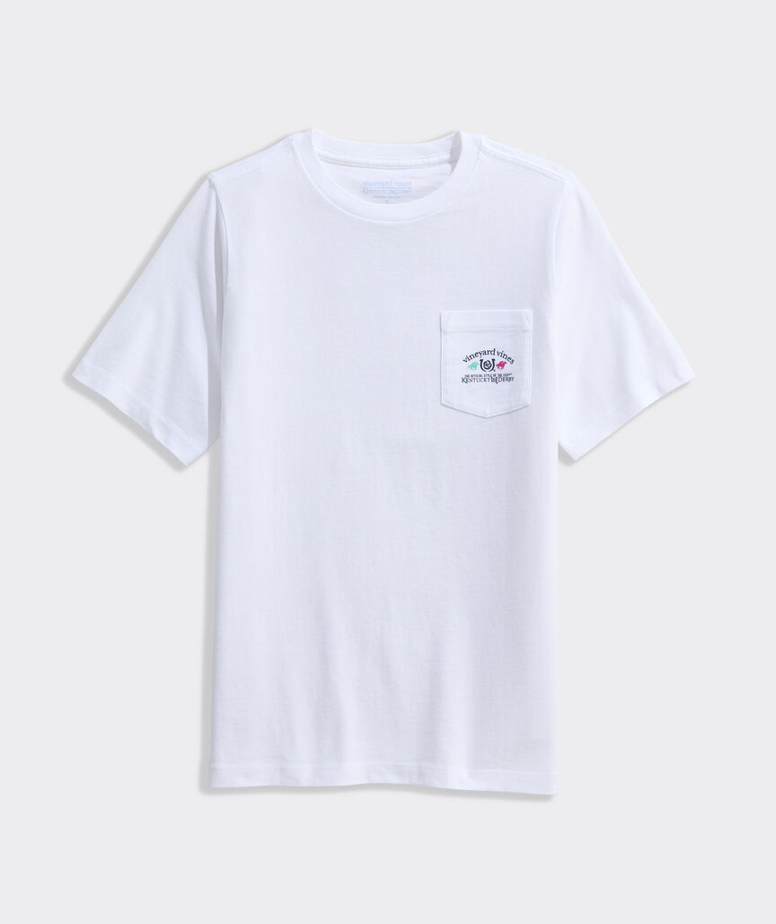 Kentucky Derby Kids' Whale & Jockey Short-Sleeve Pocket Tee