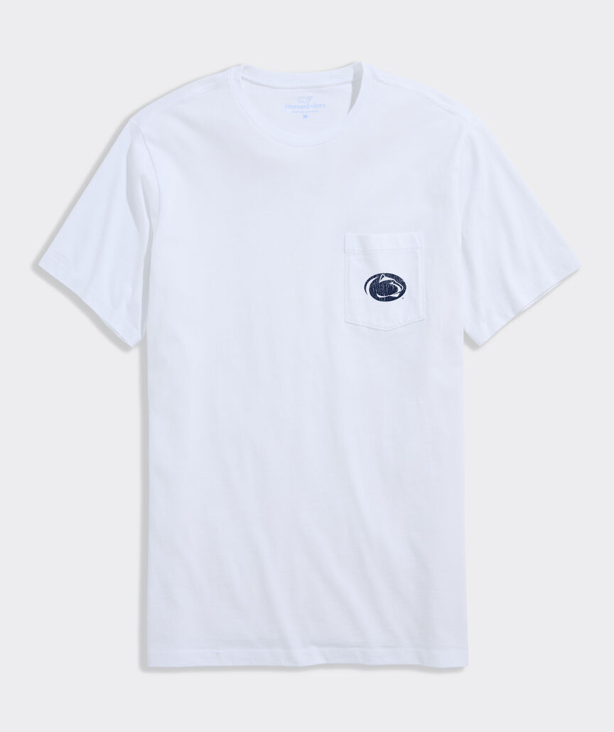 Penn State University Stadium View Long-Sleeve Pocket Tee