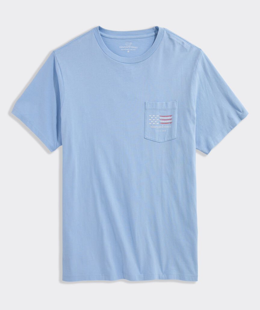 Drift Dye Surf Minimal Flag Short-Sleeve Pocket Tee