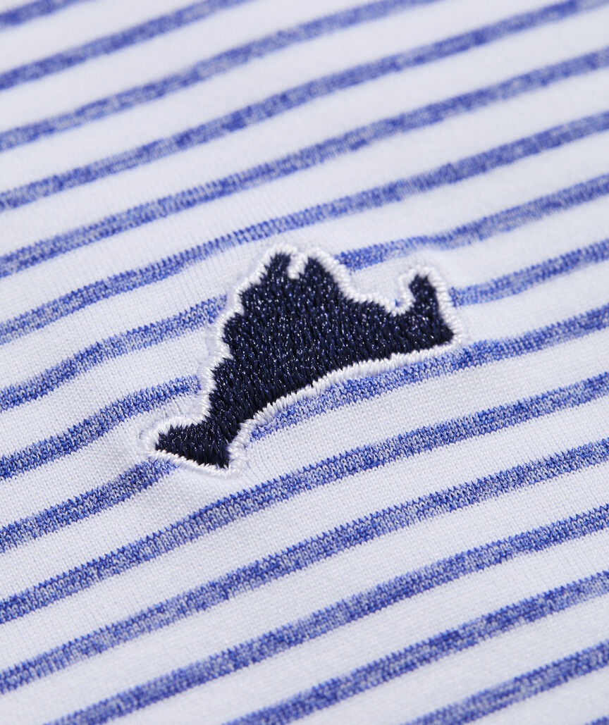 OUTLET Performance Martha's Vineyard Bradley Stripe Polo