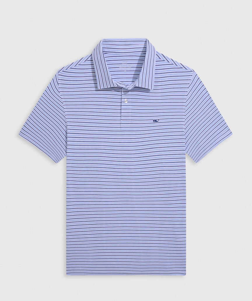 OUTLET Bradley Stripe Performance Polo