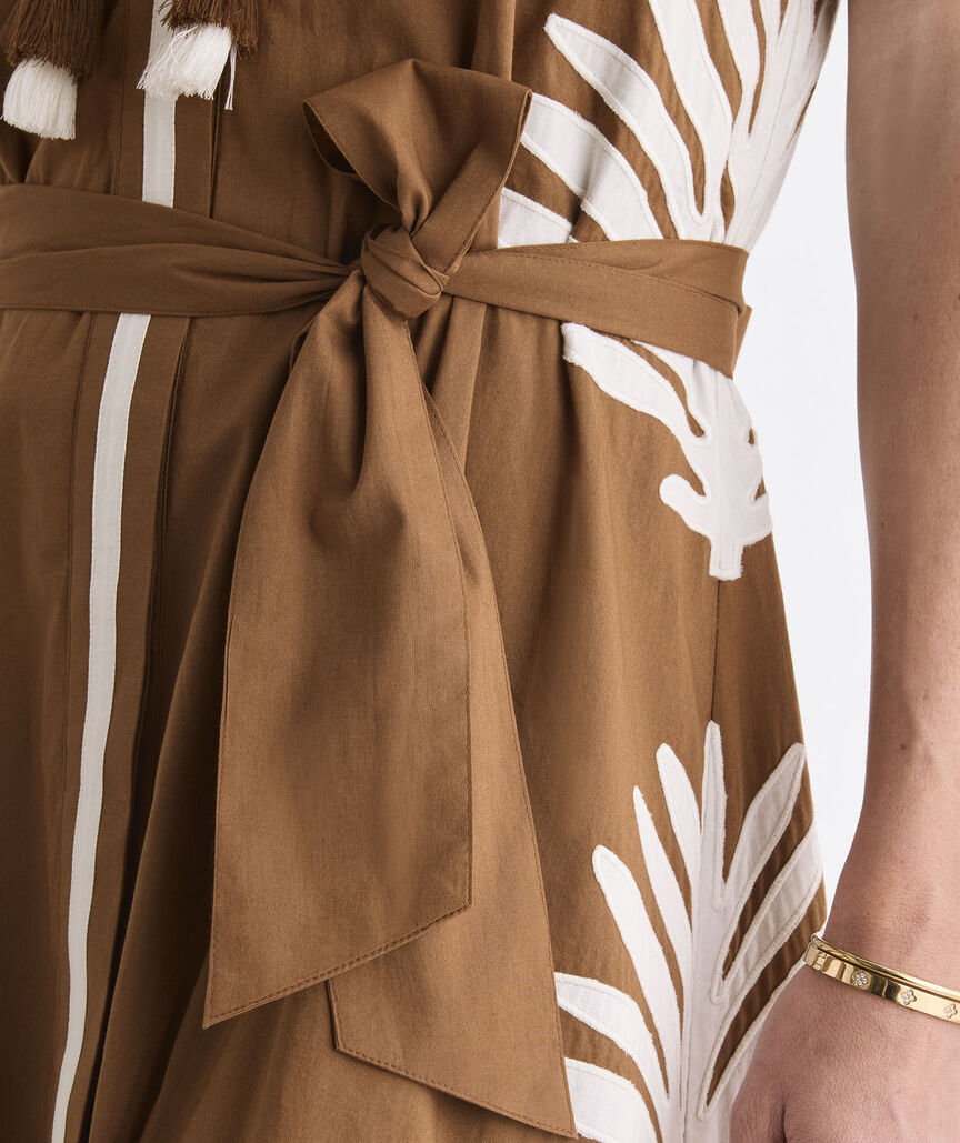 Naomi Appliqué Midi Dress