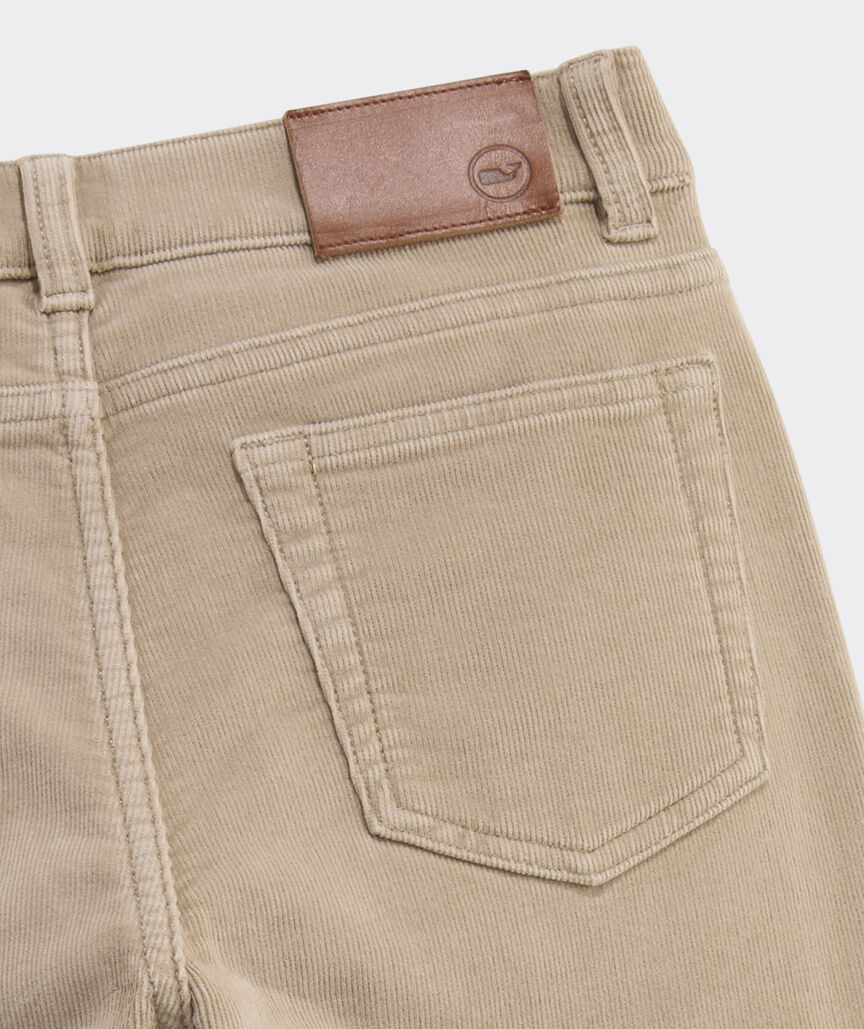 Boys' Stretch Terry Cord 5-Pocket Pants