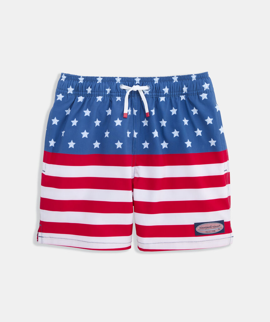 Boys' Short Liner Chappy Swim Trunks