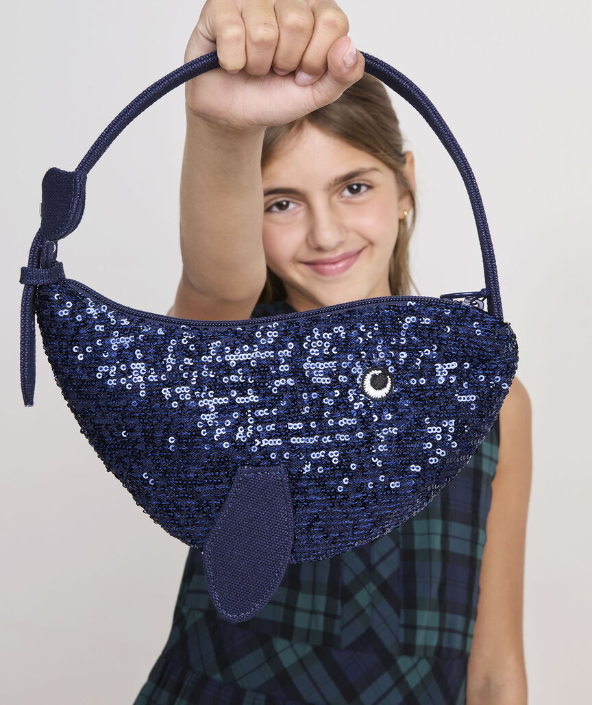 Girls Sequin Whale Bag