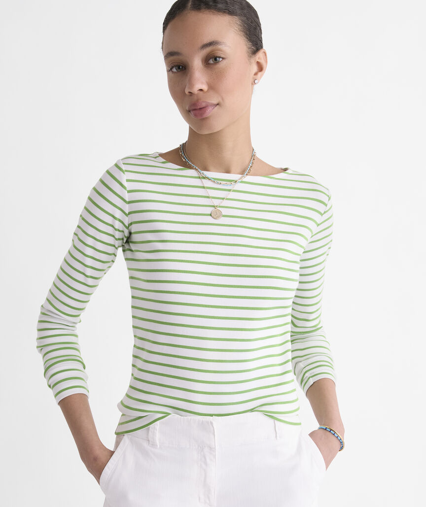 Deluxe Boatneck Tee