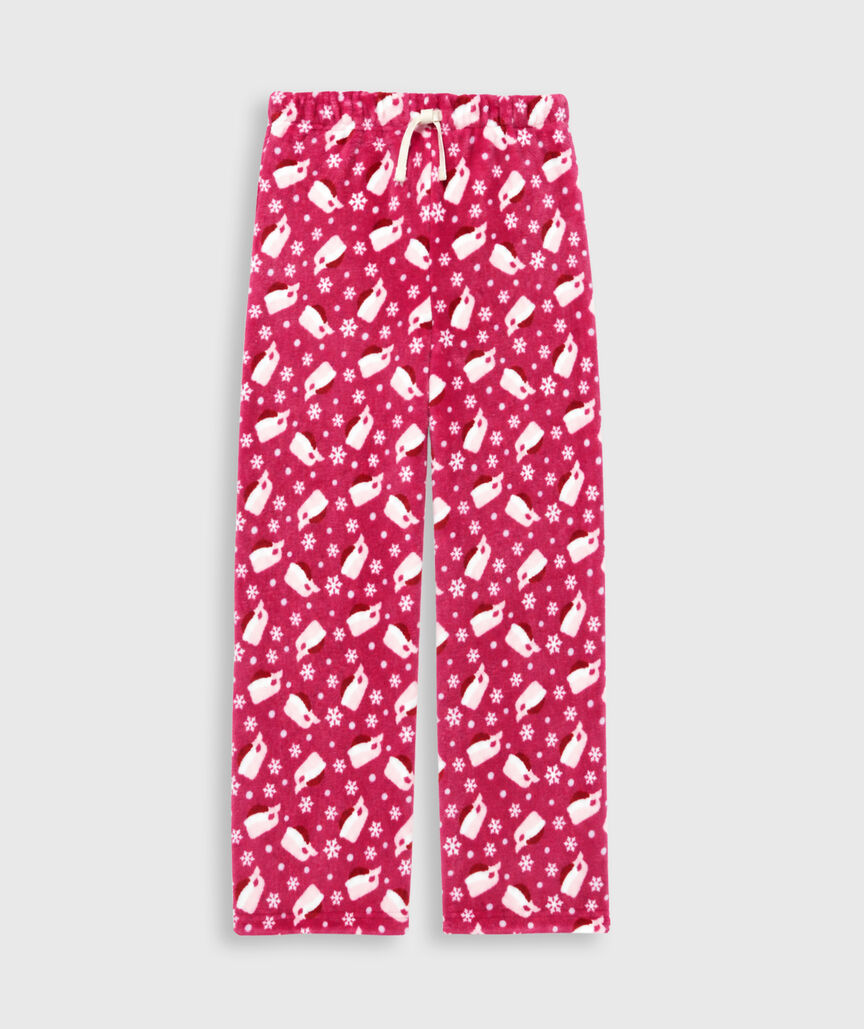 OUTLET Girls' High-Pile Pajama Pants