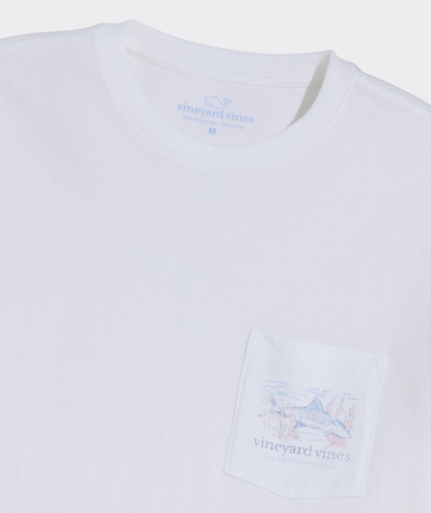 Bonefish Coral Short-Sleeve Pocket Tee
