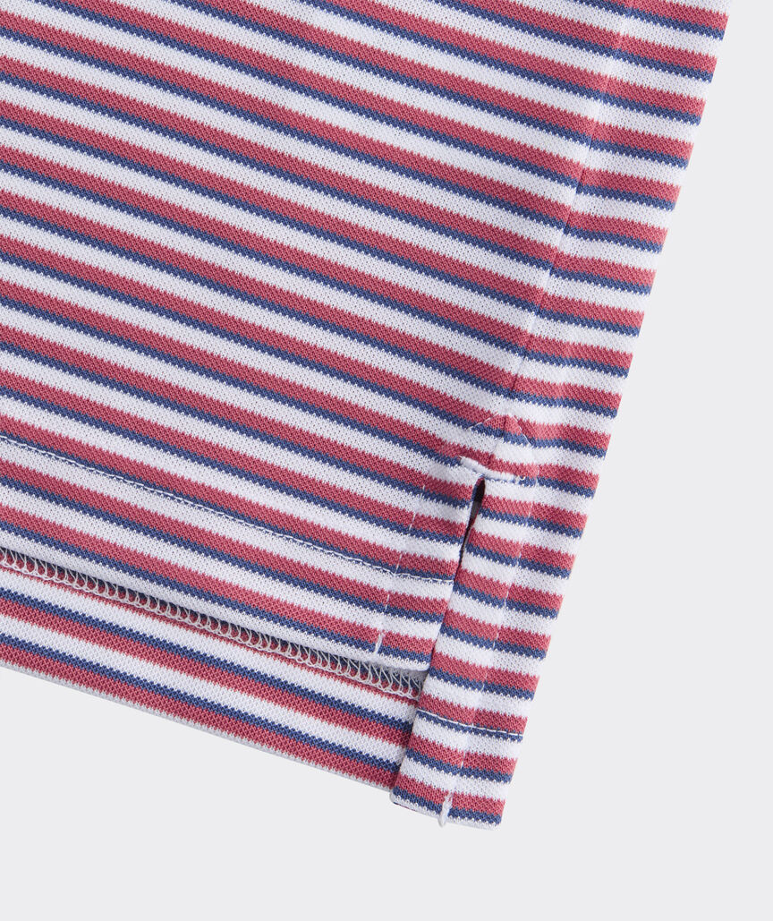 Performance Pique Striped Sankaty Polo
