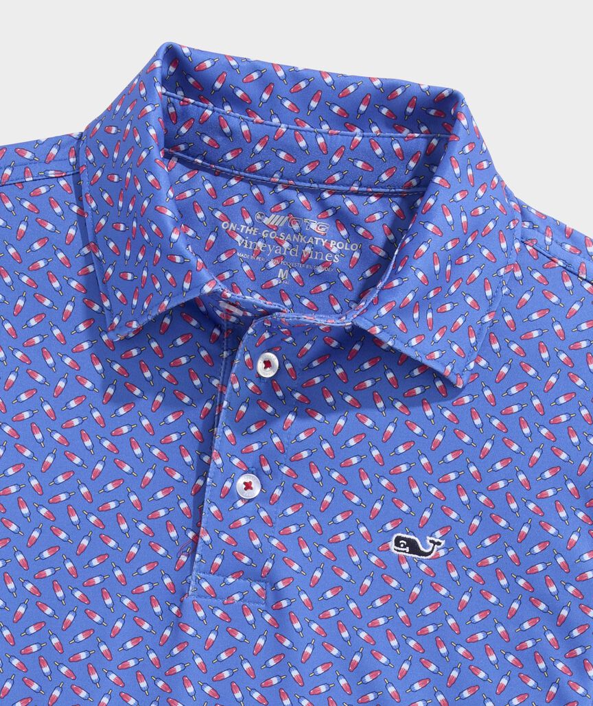 Boys' Performance Printed Sankaty Polo