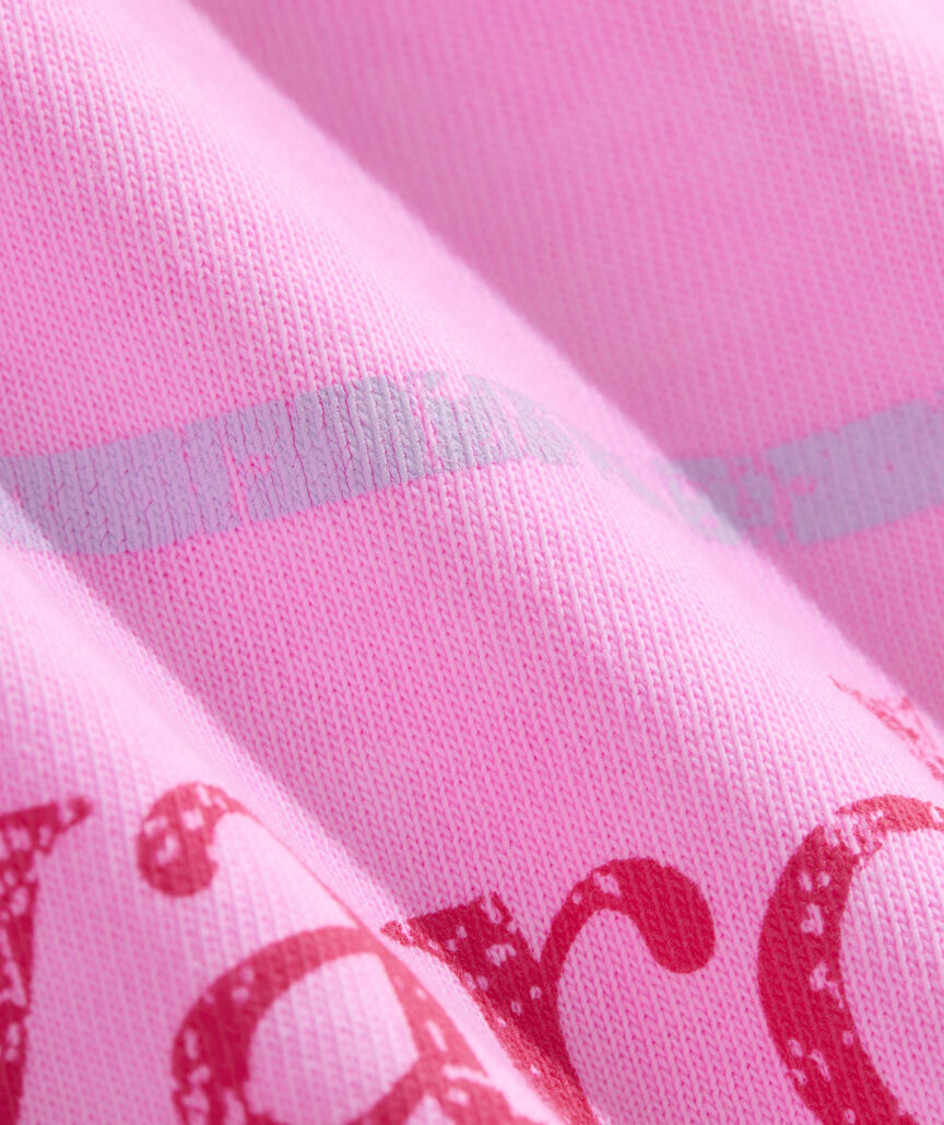 Women's Garment-Dyed Two-Toned Vintage Whale Short-Sleeve Pocket Tee