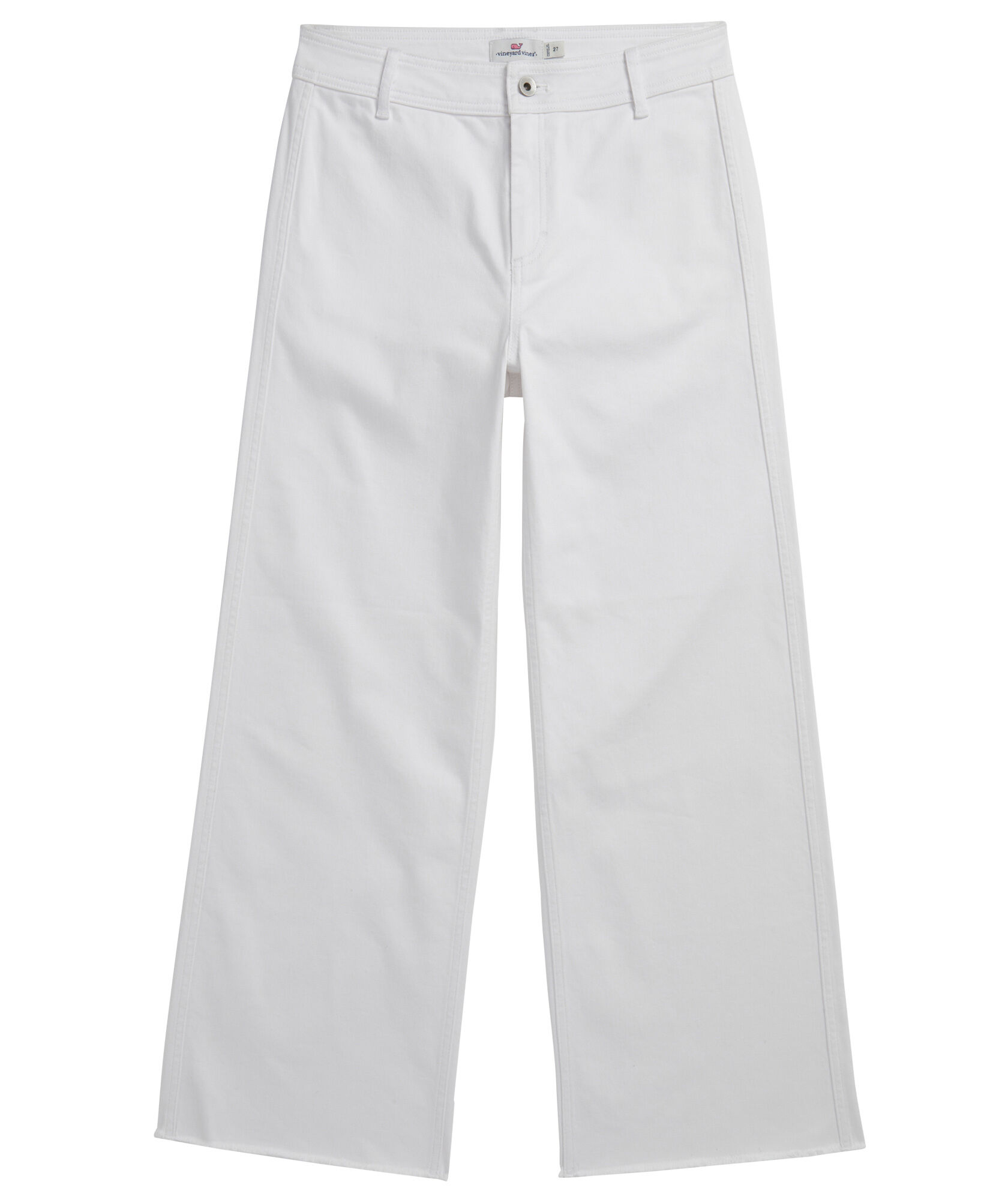OUTLET Wide Leg White Jeans