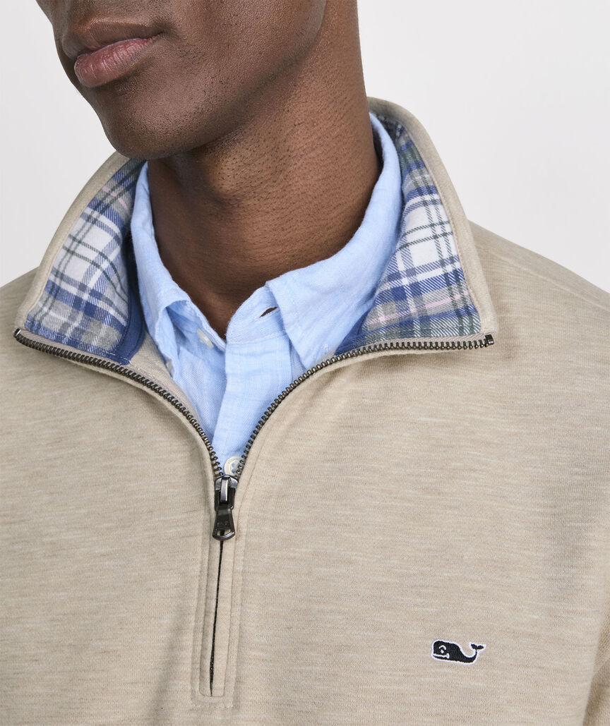 Plaid Collar Saltwater Quarter-Zip