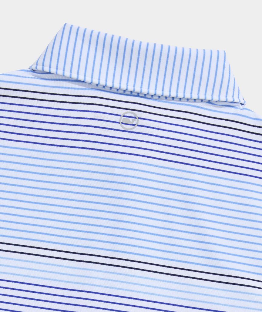 Boys' Performance Harborview Stripe Sankaty Polo