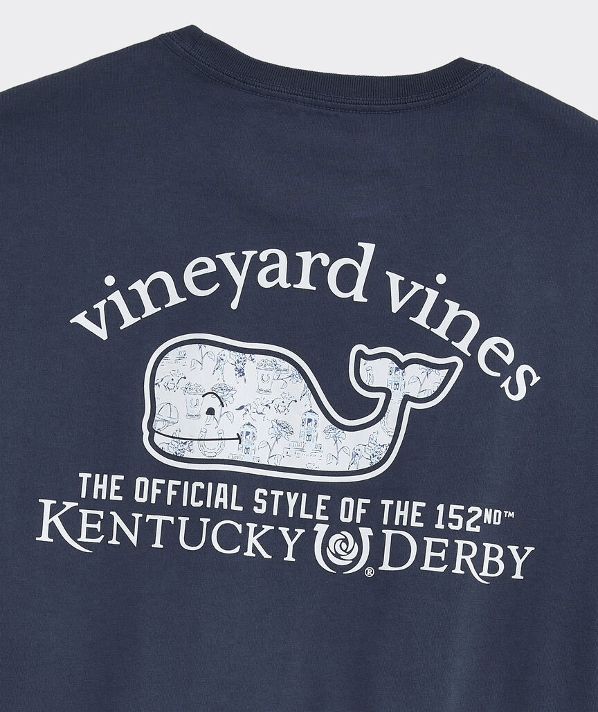 Kentucky Derby Whale Short-Sleeve Pocket Tee