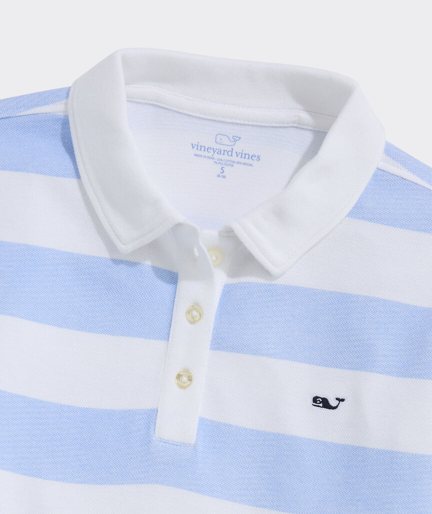 Girls' Short-Sleeve Saltwater Polo Dress