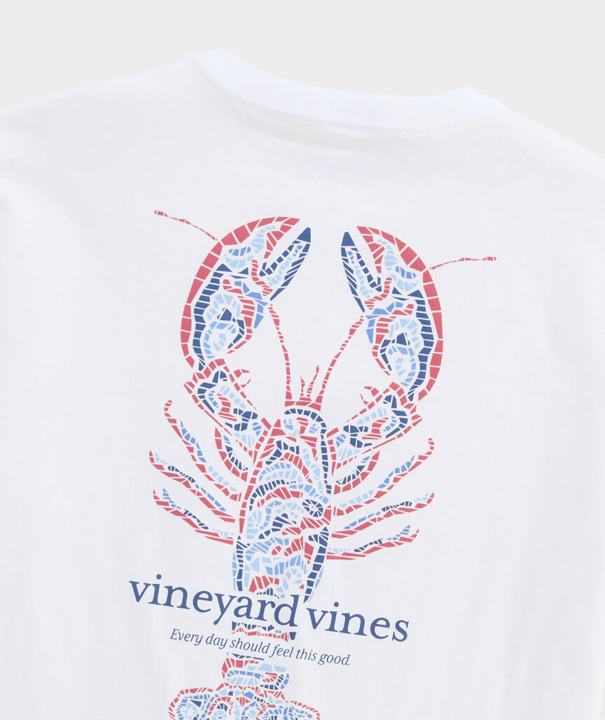 Tile Lobster Short-Sleeve Pocket Tee