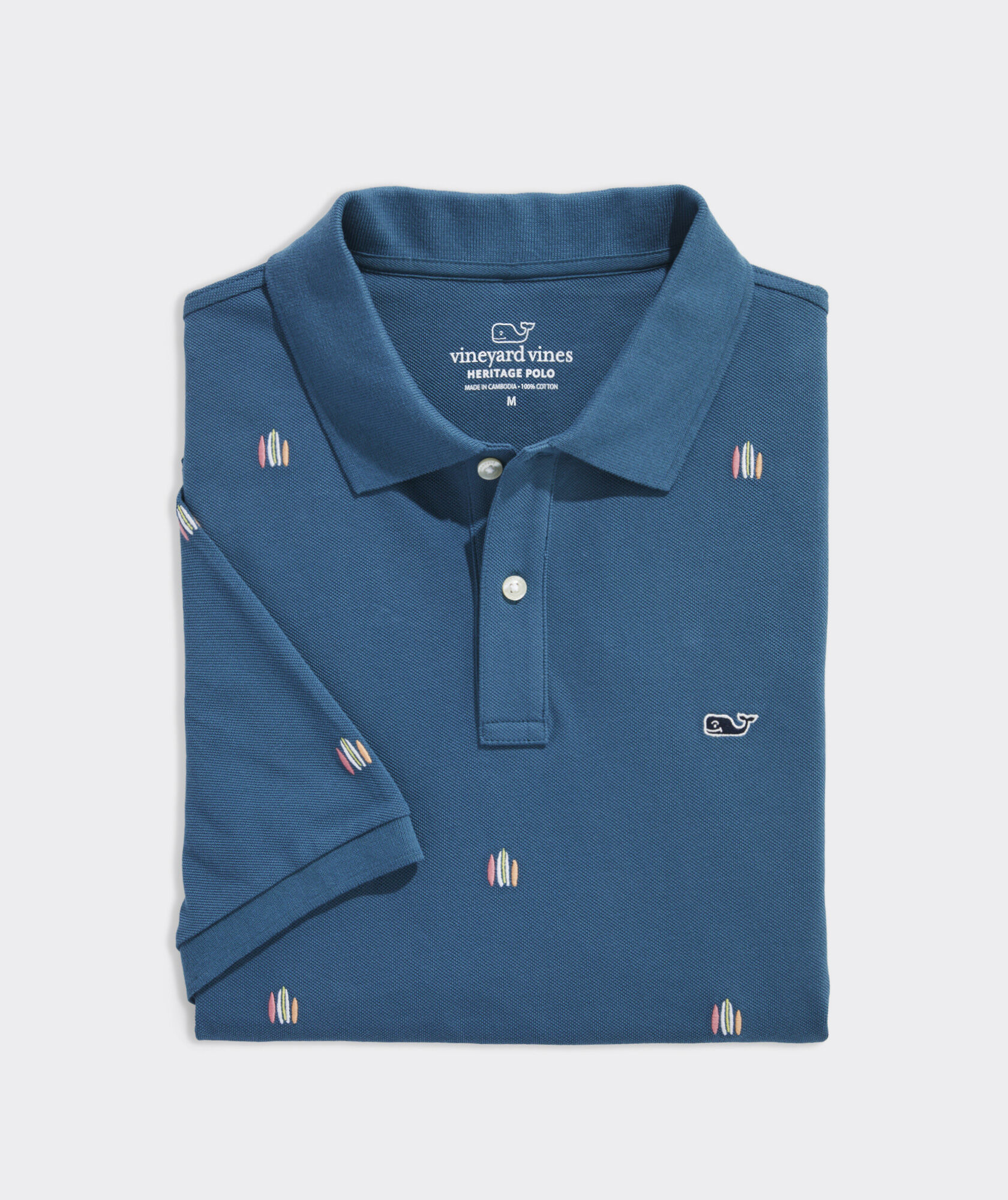Shop Novelty Embroidered Heritage Pique Polo at vineyard vines