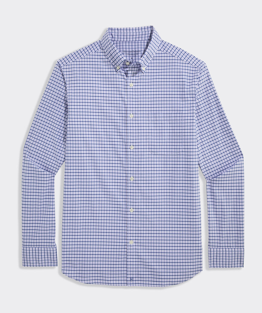 Performance Cotton Tattersall Shirt