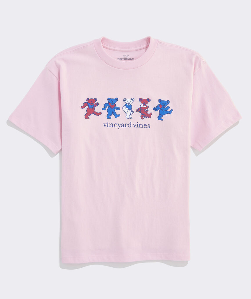 Grateful Dead x vineyard vines Dancing Bears Boyfriend Tee