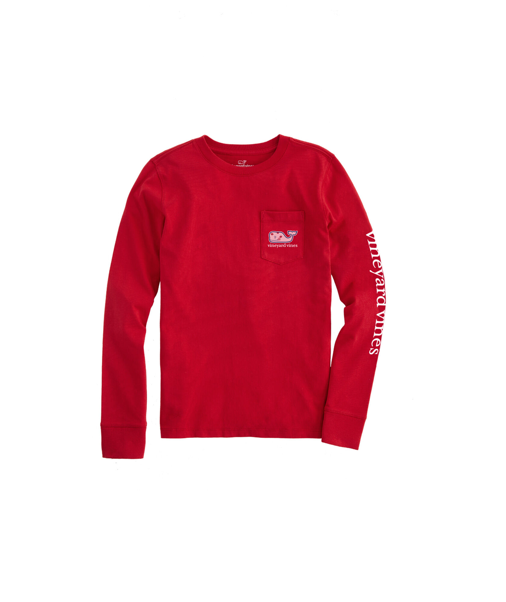 OUTLET Boys' Kissed Whale Long-Sleeve Pocket Tee