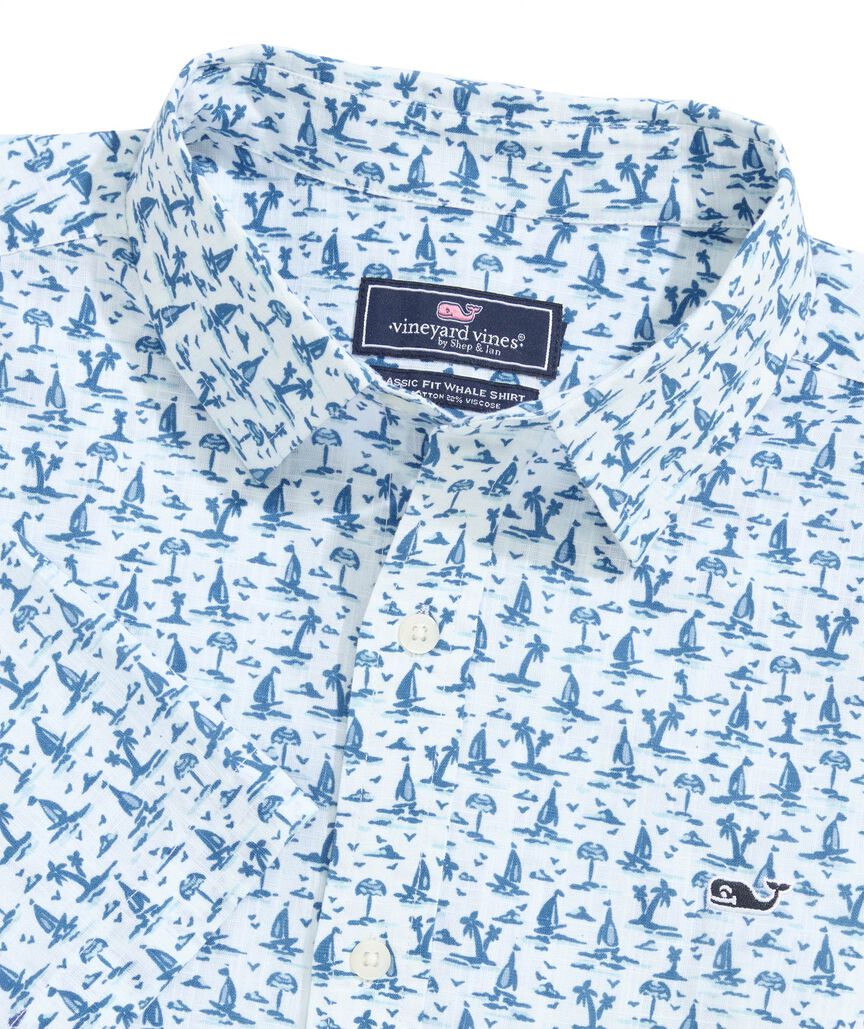 OUTLET Short-Sleeve Atlantic Sailing Shirt