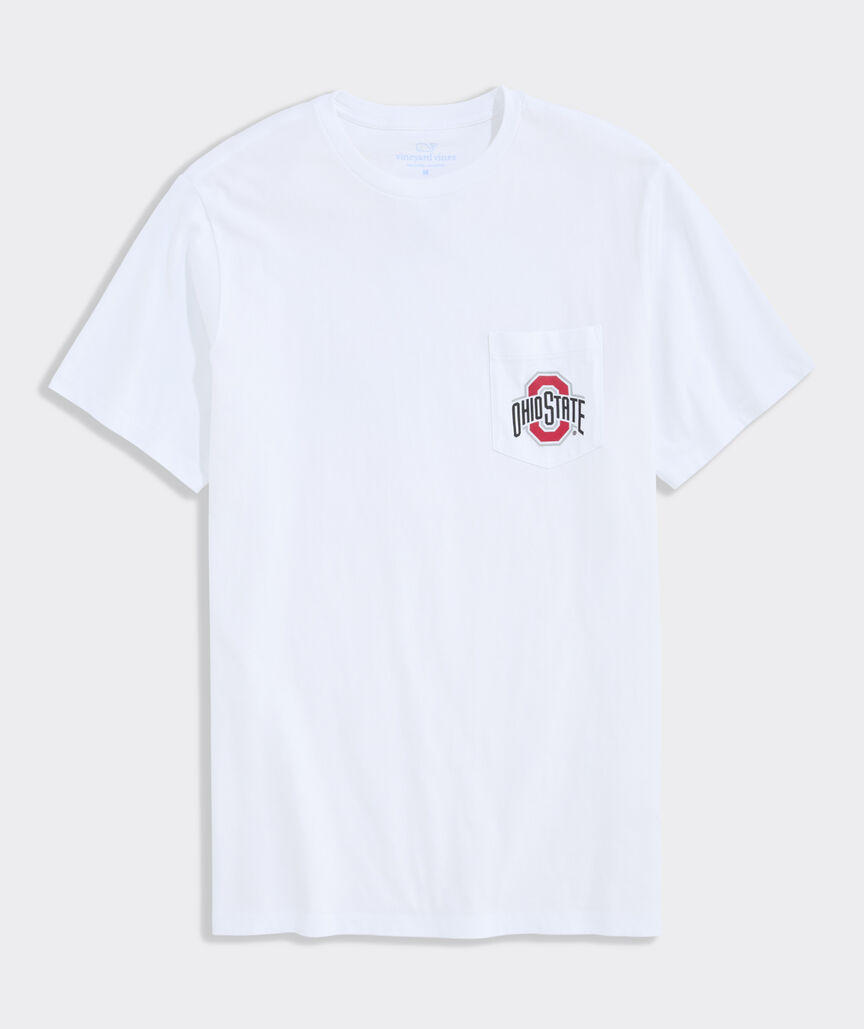 The Ohio State University Football Whale Short-Sleeve Pocket Tee