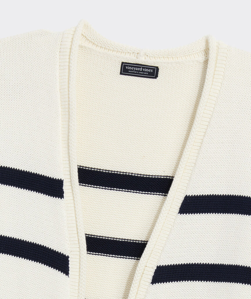 Katie Cotton Open Front Cardigan