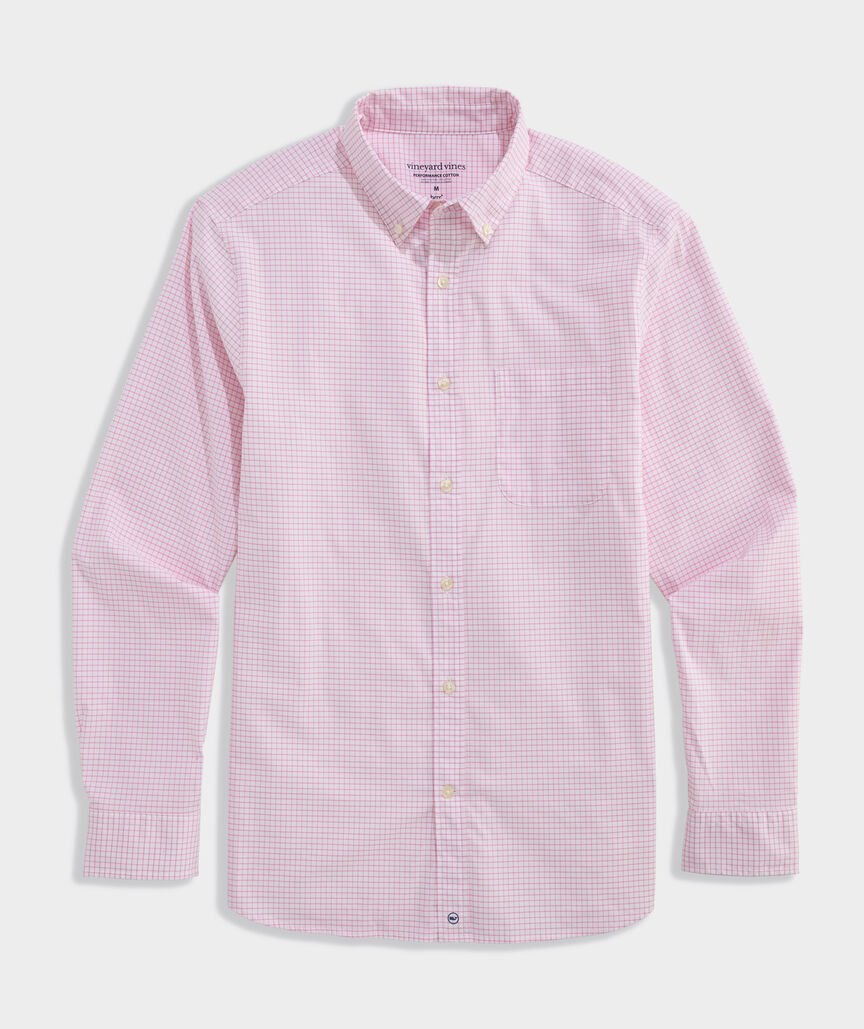 Performance Cotton Calabash Check Shirt