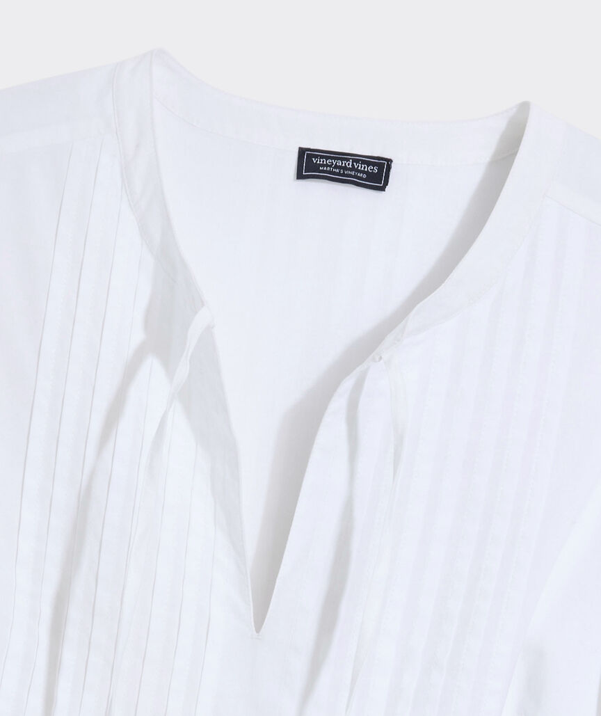 Nora Pintuck Eyelet Dress