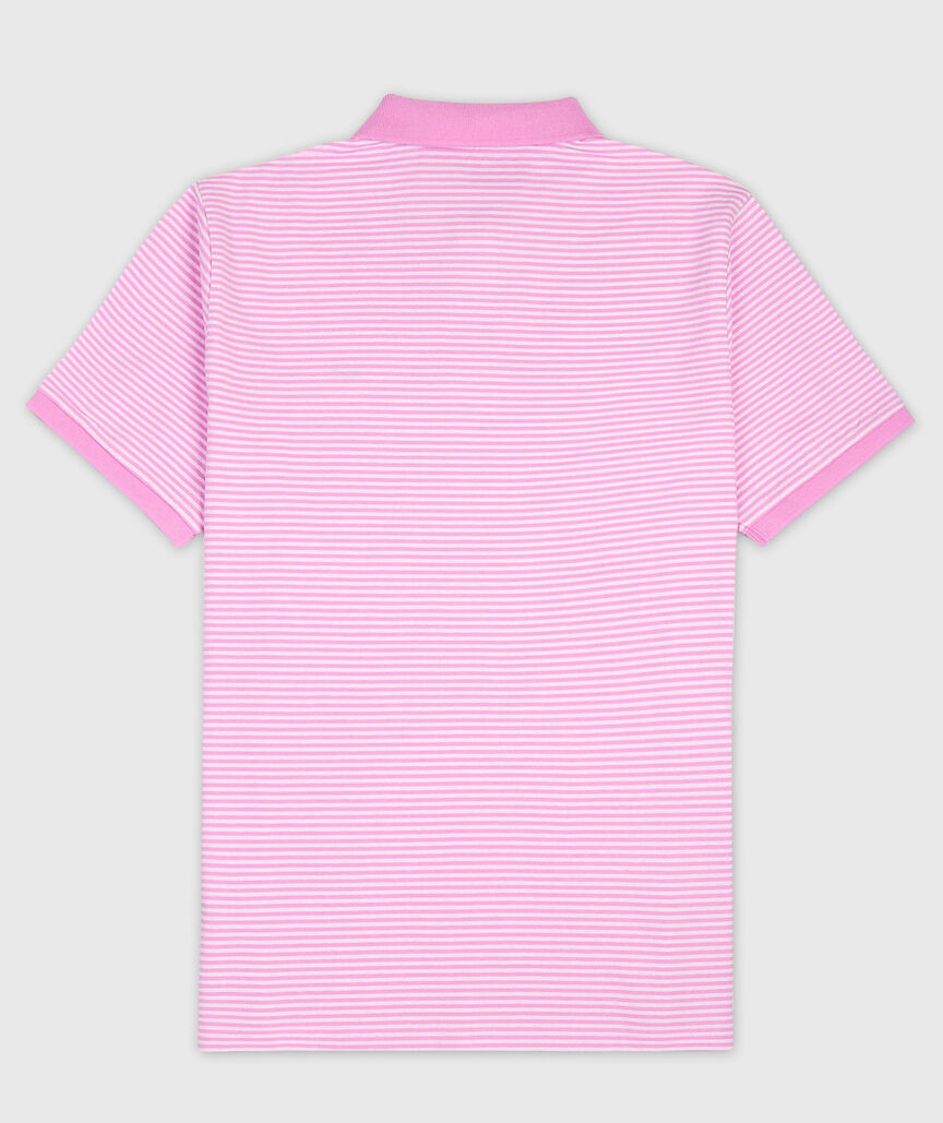 OUTLET Feeder Stripe Stretch Pique Polo