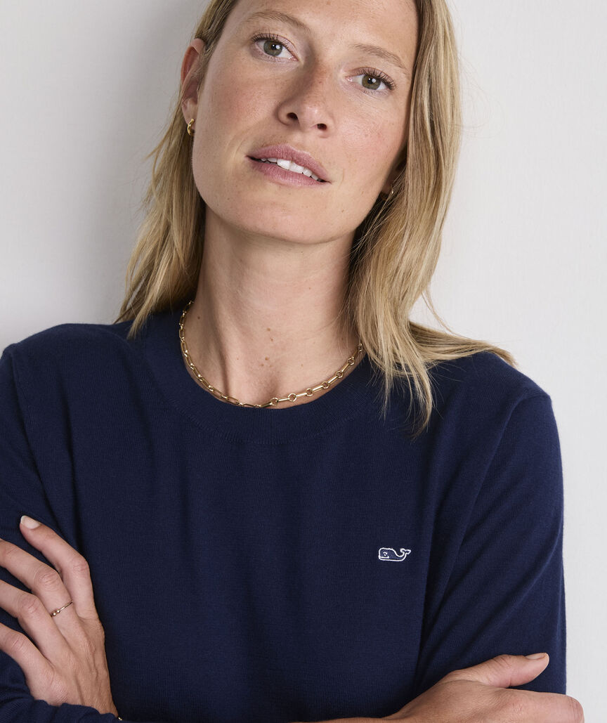 Cotton Cashmere Heritage Crewneck Sweater