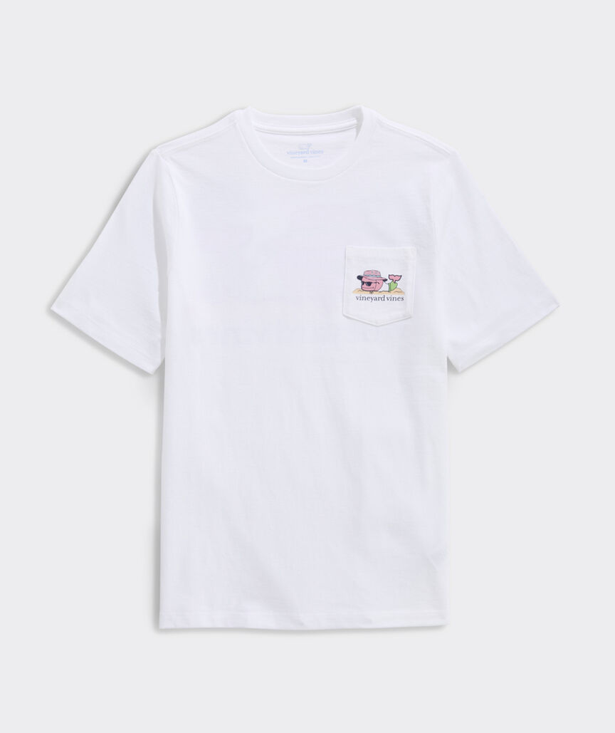 Boys' Sandcastle Whale Short-Sleeve Pocket Tee
