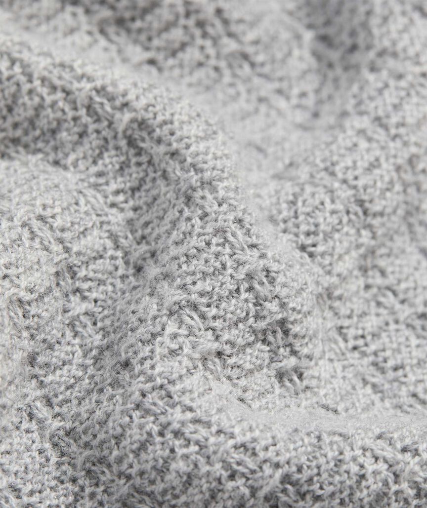 Full-Button Sweater Polo