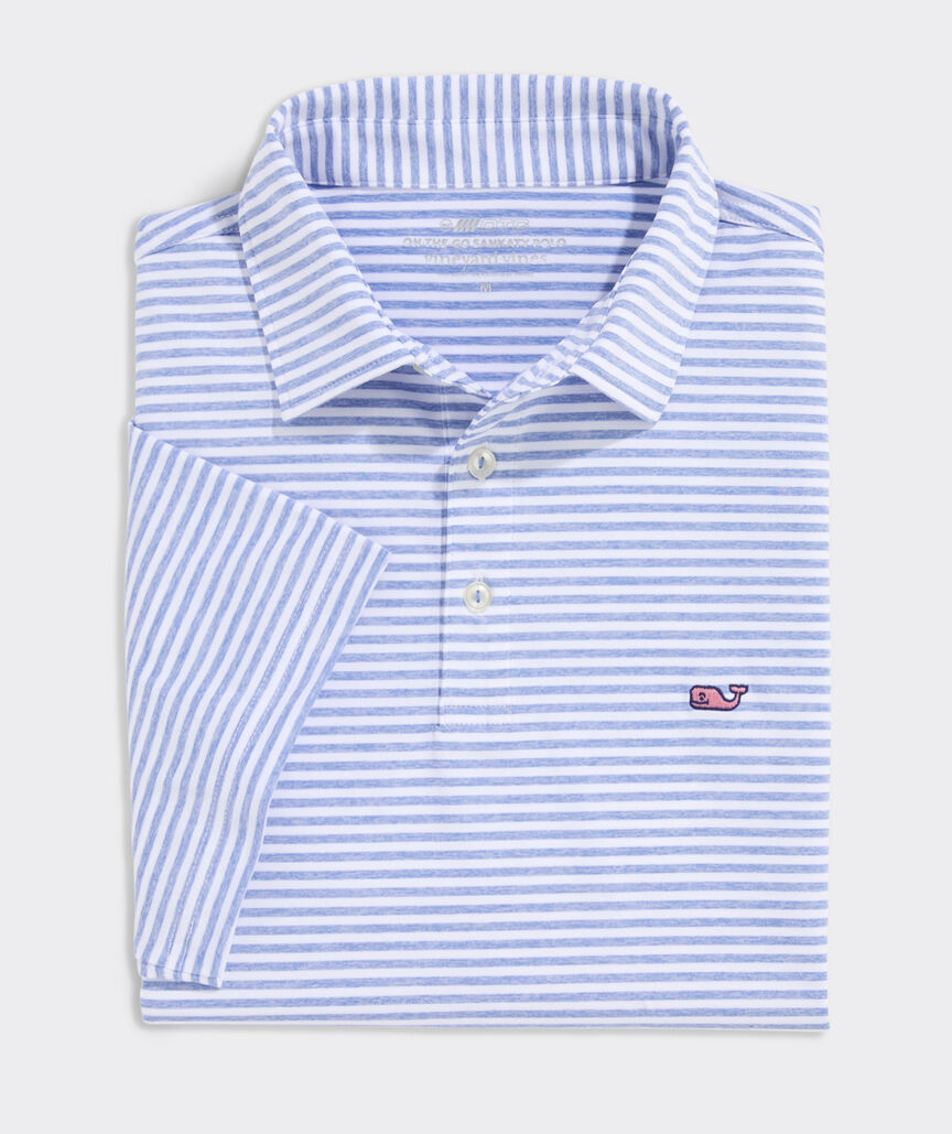 Performance Heathered Winstead Stripe Sankaty Polo