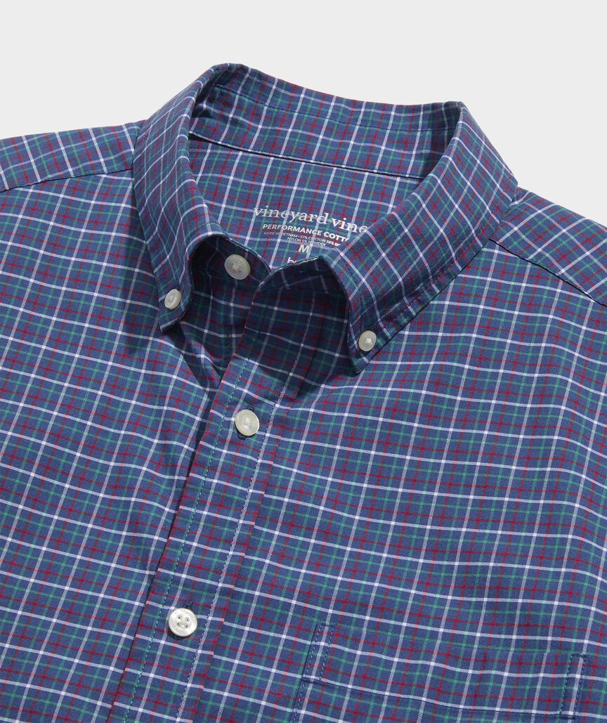 Performance Cotton Wauwinet Tattersall Shirt