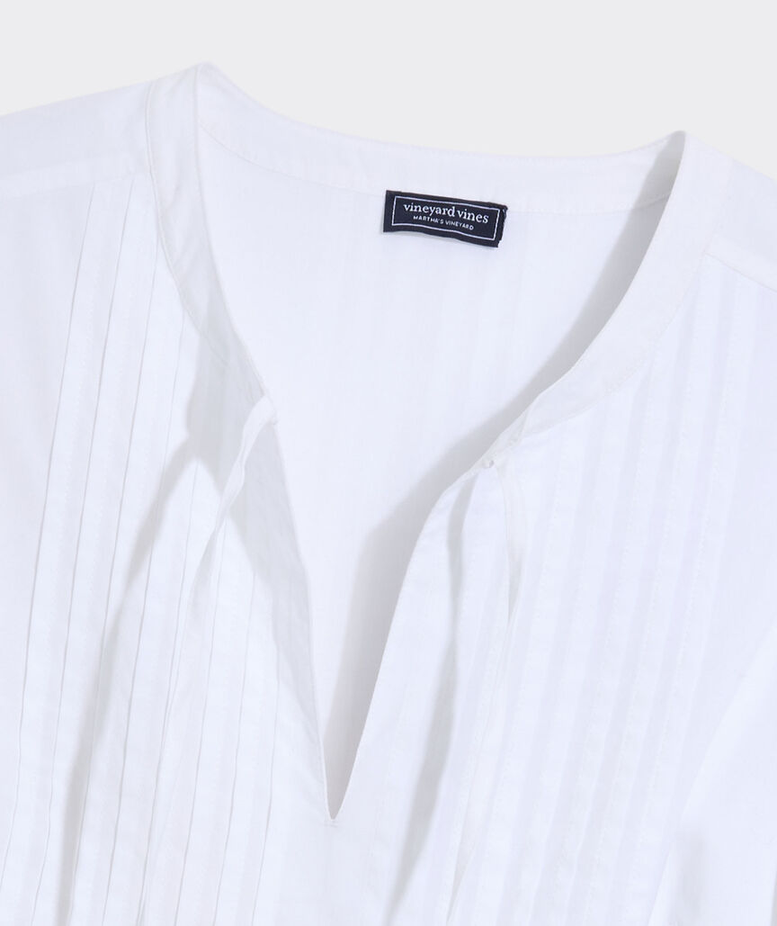 Nora Pintuck Eyelet Dress