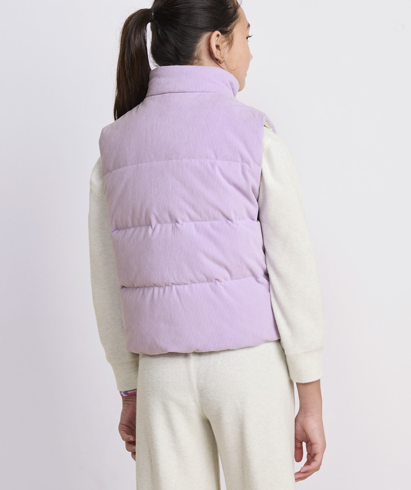 Girls' Corduroy Puffer Vest
