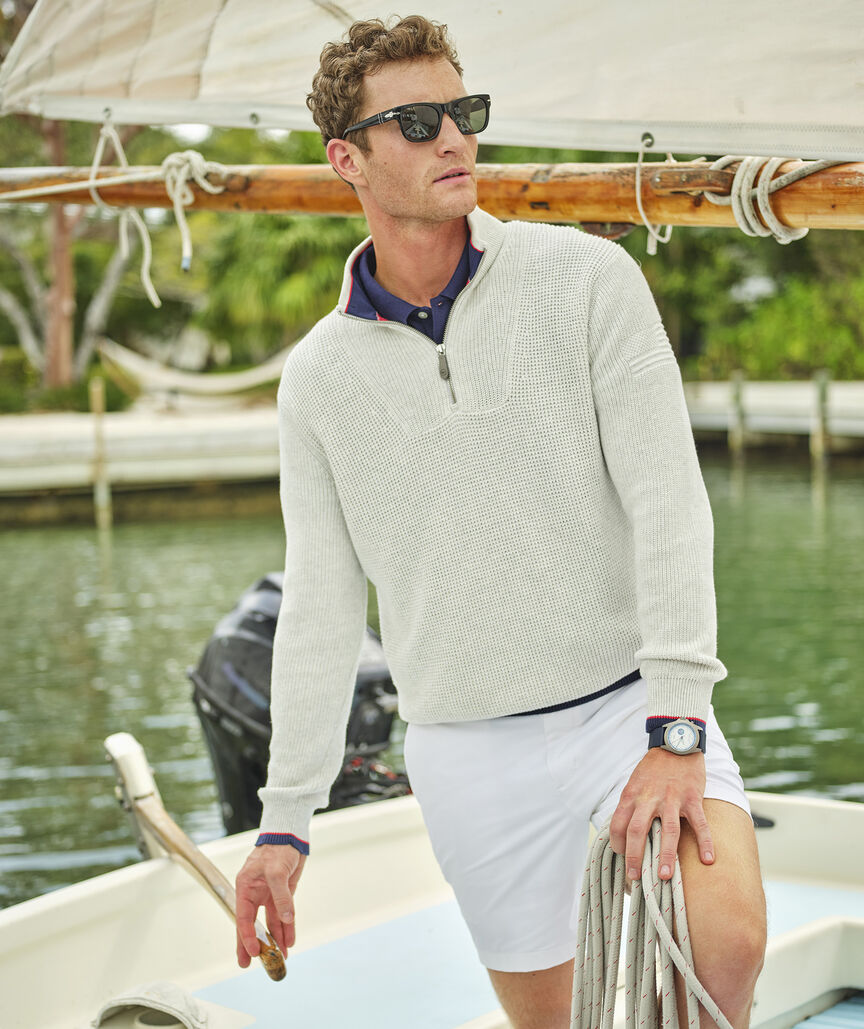 Cotton Americana Quarter-Zip