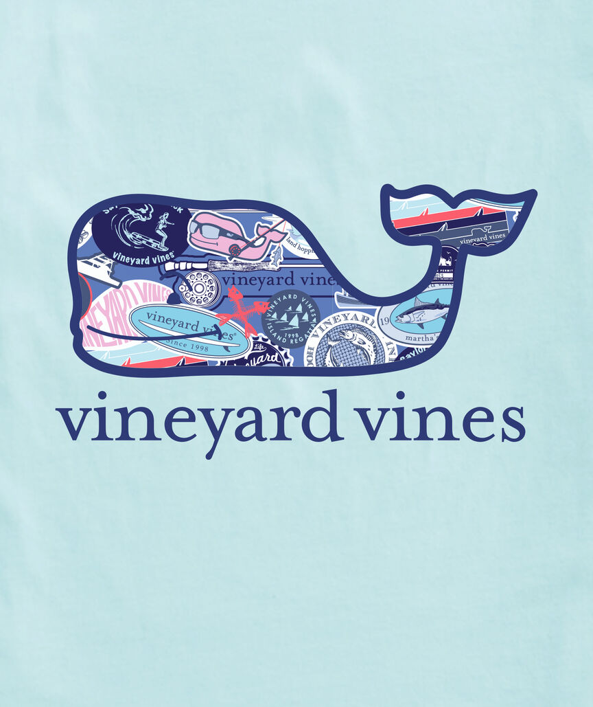 OUTLET VV Stickers Whale Short-Sleeve Pocket Tee