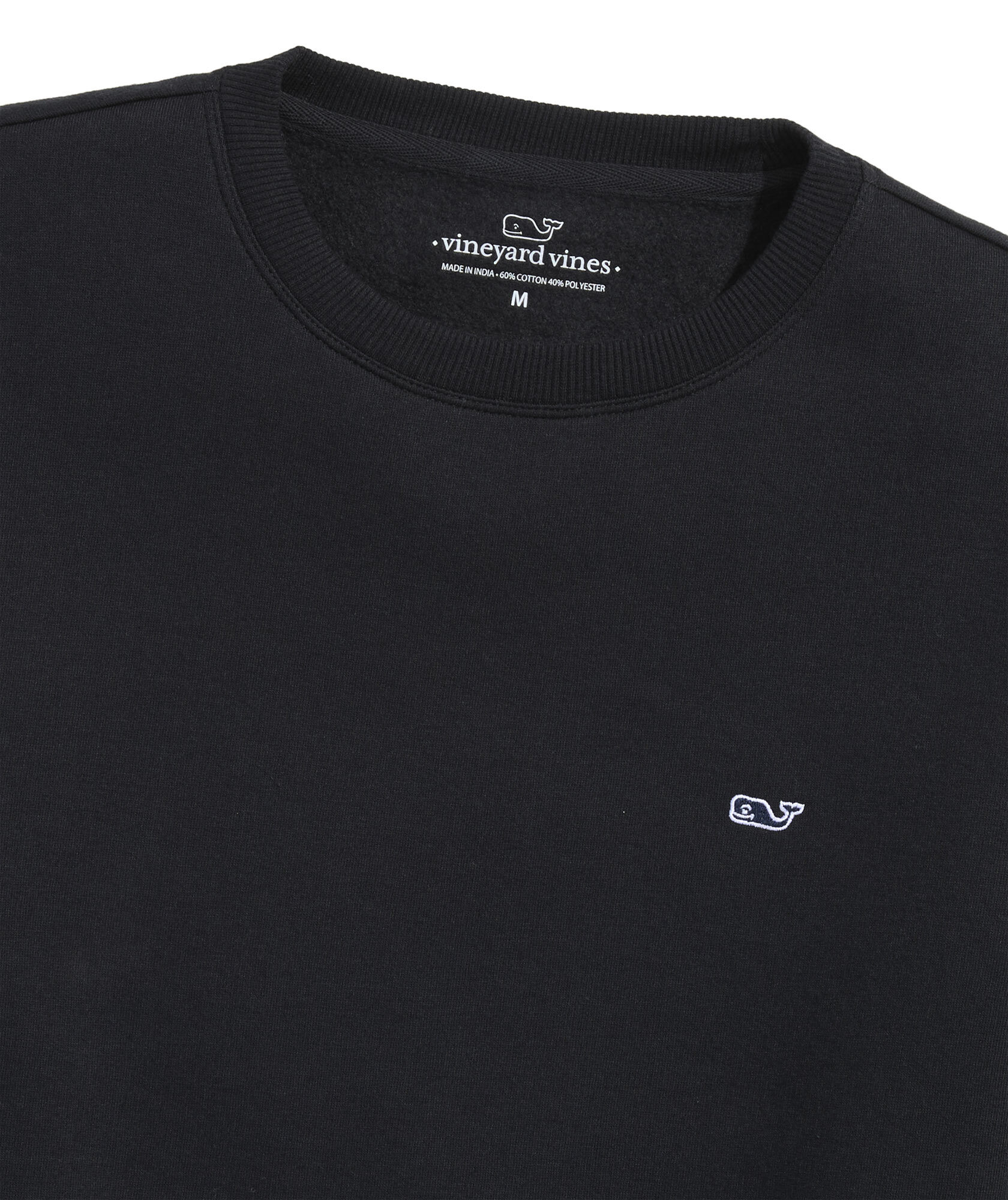 OUTLET Whale Embroidered Brushed Terry Crewneck