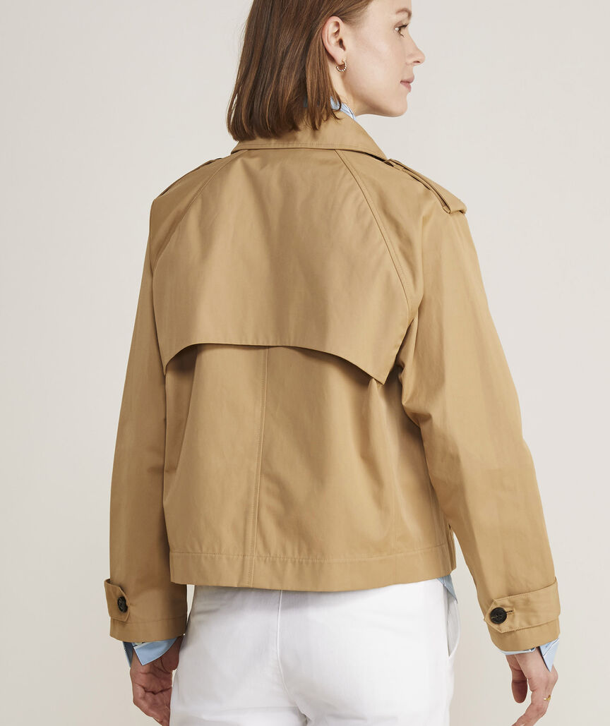 Cropped Trench Coat