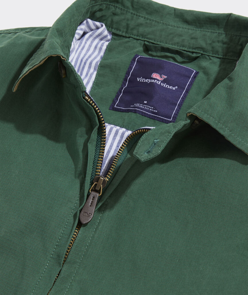 Shop Waxed Cotton Harrington Jacket at vineyard vines
