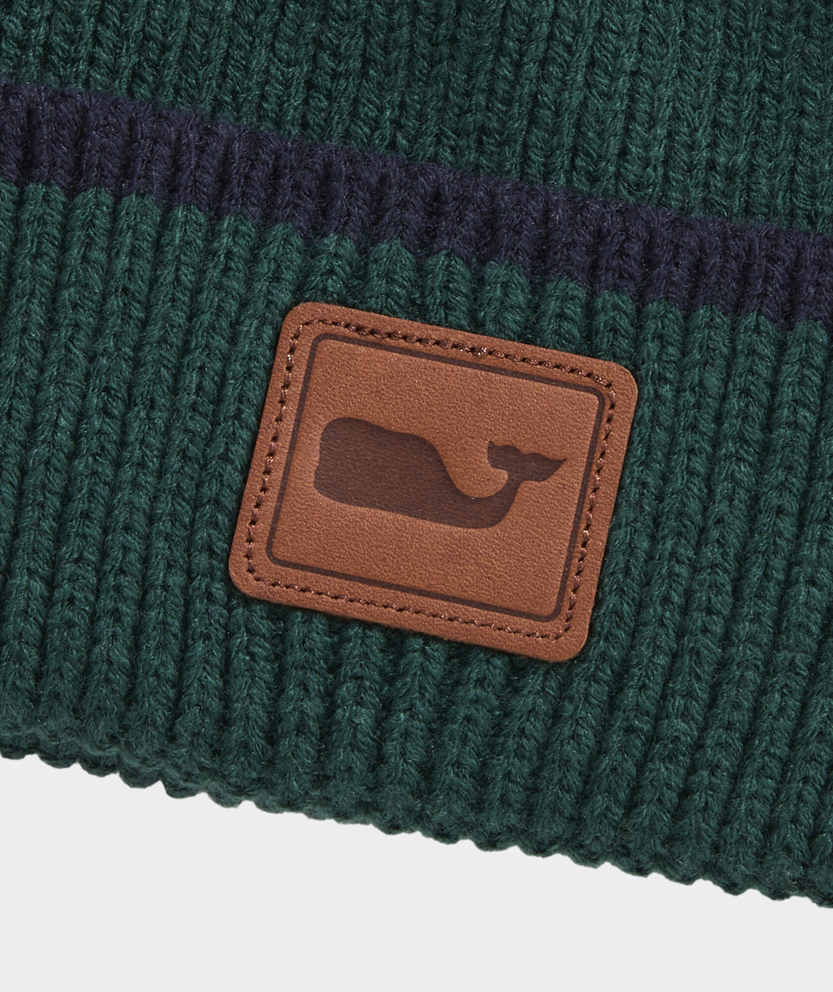OUTLET Rib Knit Cuff Beanie with Tipping