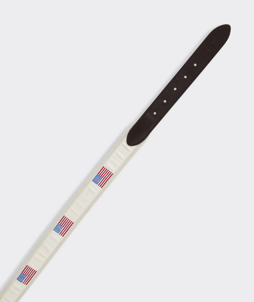 American Flags Canvas Club Belt
