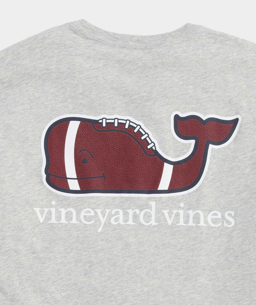Football Whale Short-Sleeve Pocket Tee