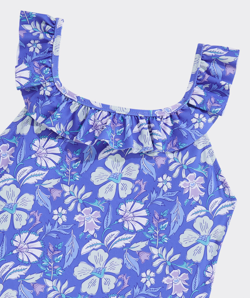 Girls' Scoop Ruffle One-Piece